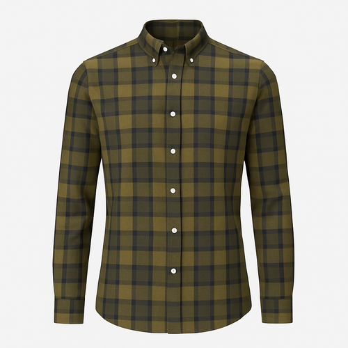 Cotton Plaid Shirt - Ourfin Shirts